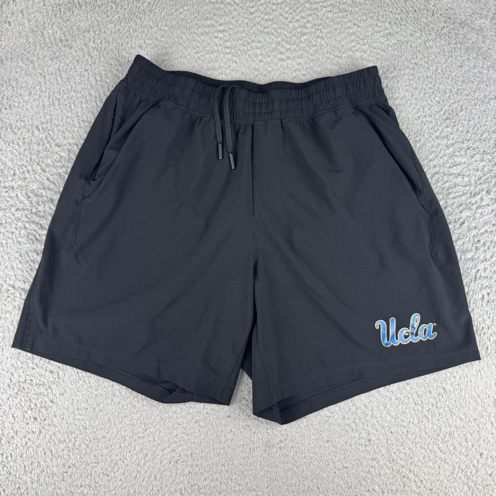 UCLA Bruins Lululemon Athletic Shorts Black Men's Size Large Workout